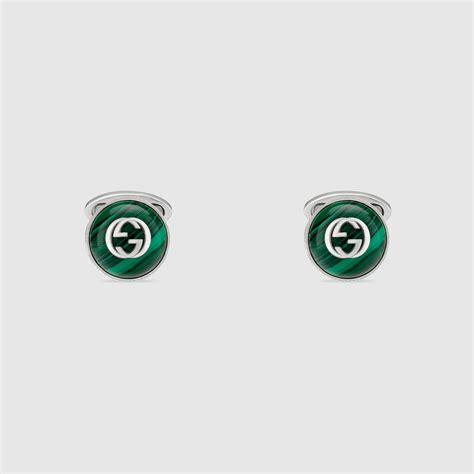 gucci interlocking cufflinks|gucci cufflinks.